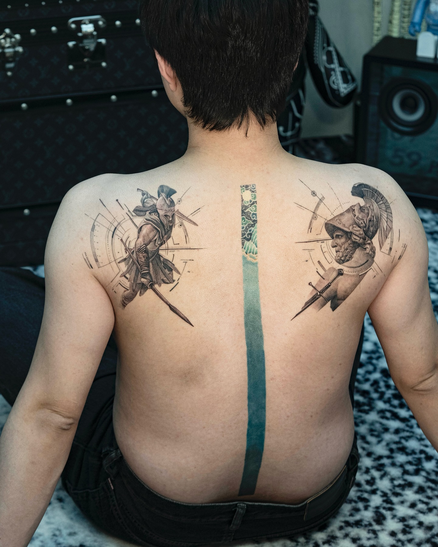 Tattoo by @2hou_tattooist — realism, black_and_grey