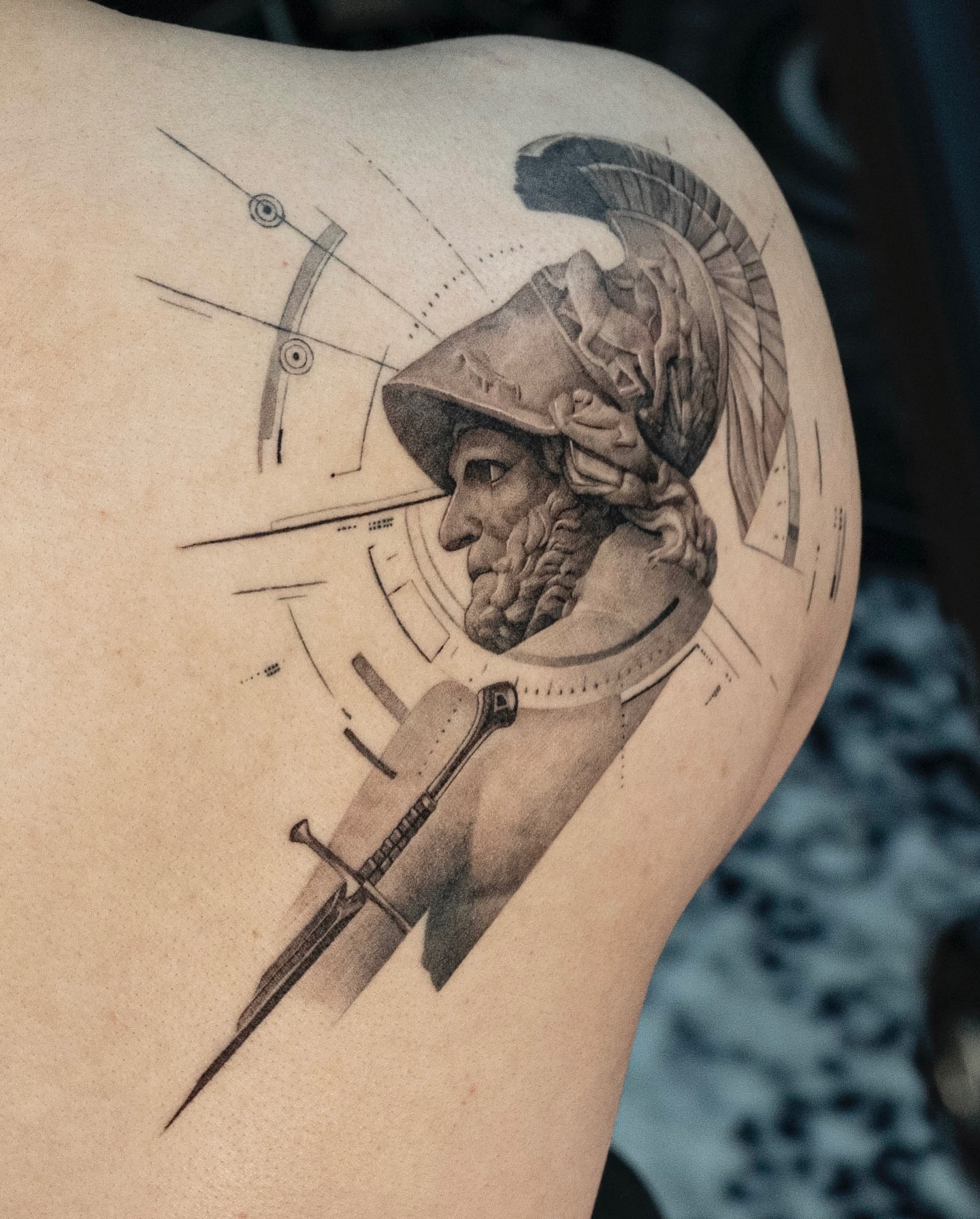 Tattoo by @2hou_tattooist — realism, black_and_grey