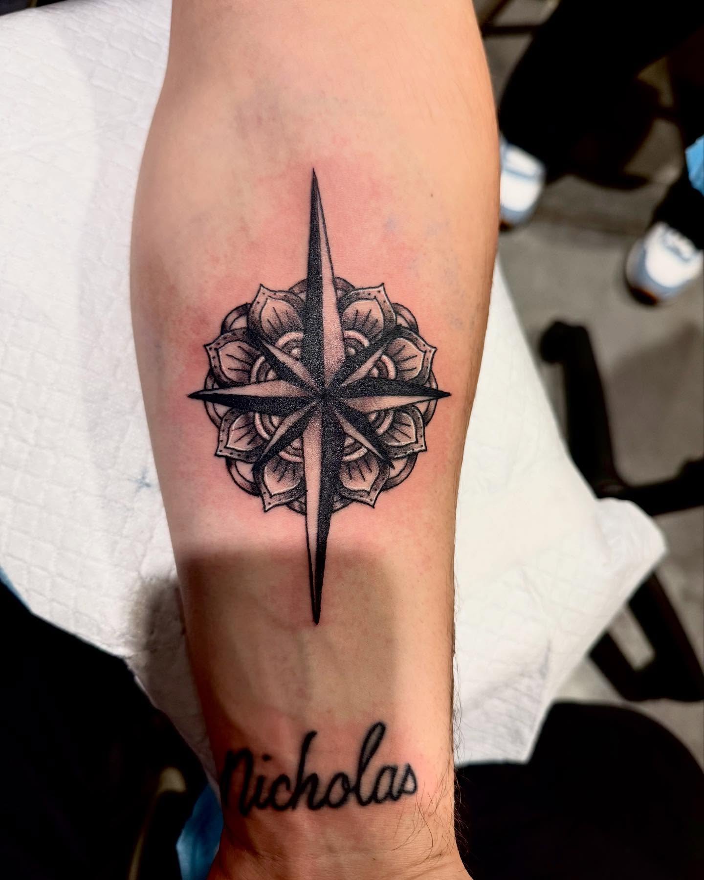 Tattoo by @jeffobrientattoos — black_and_grey