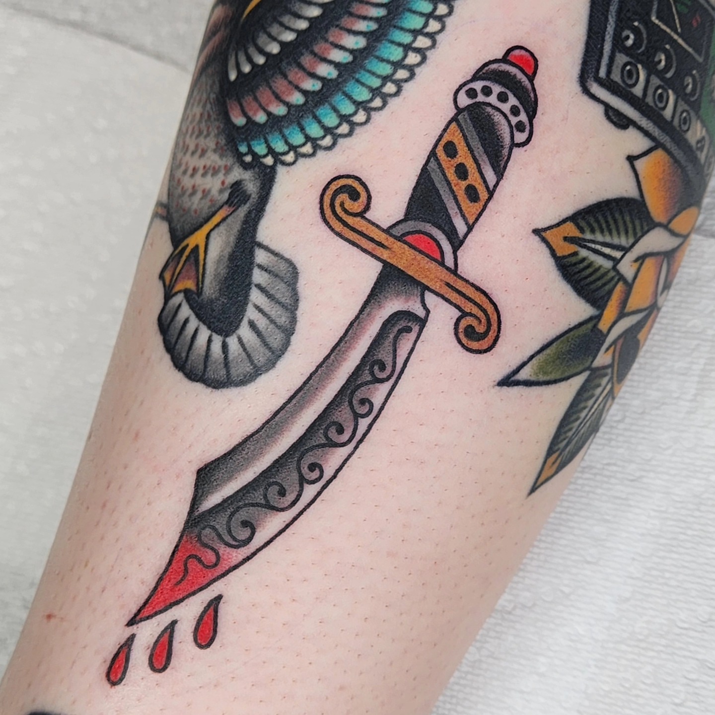 Tattoo by @adambarnestattooer โ american_traditional