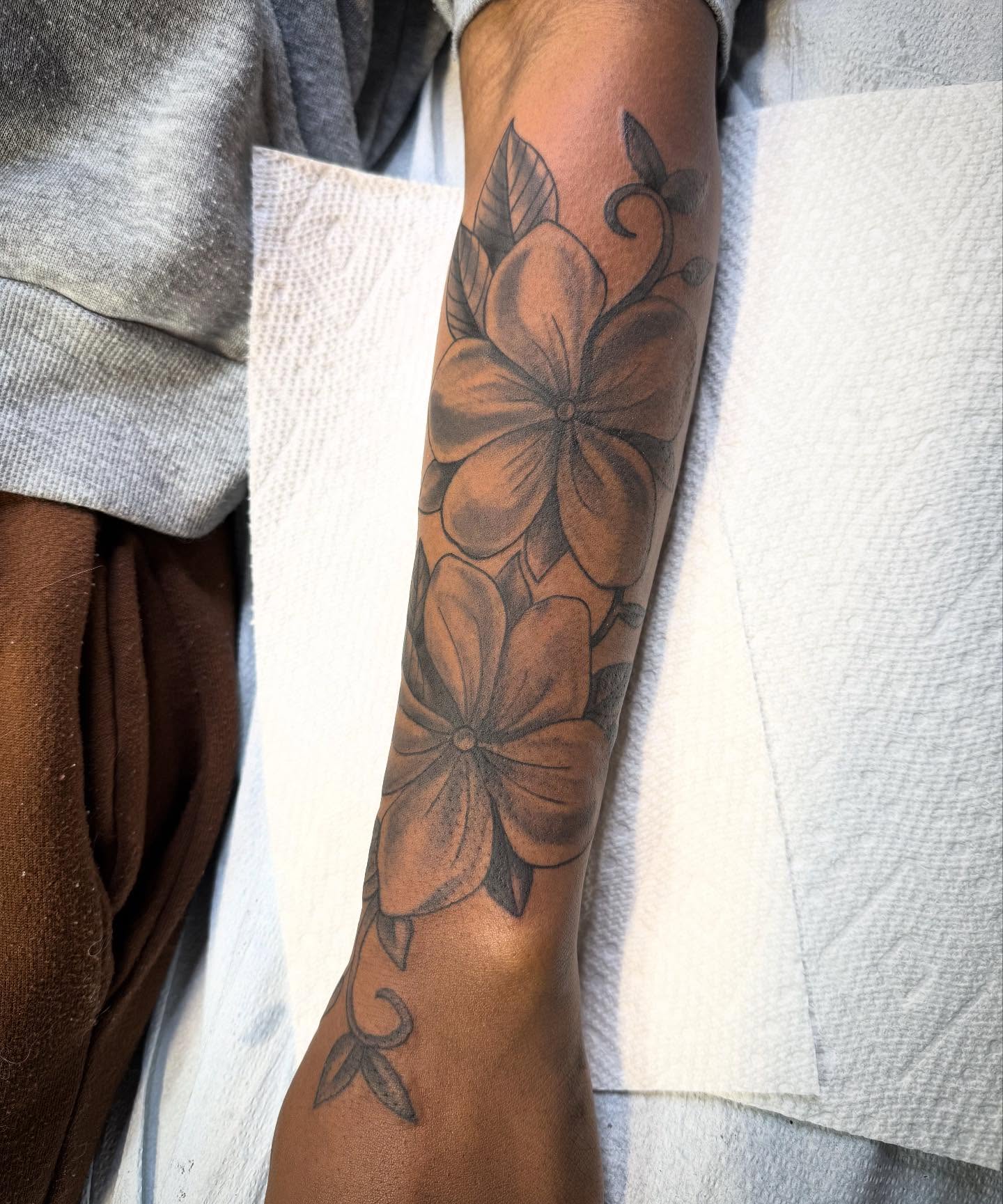 Tattoo by @trey_mann_tattooer — black_and_grey