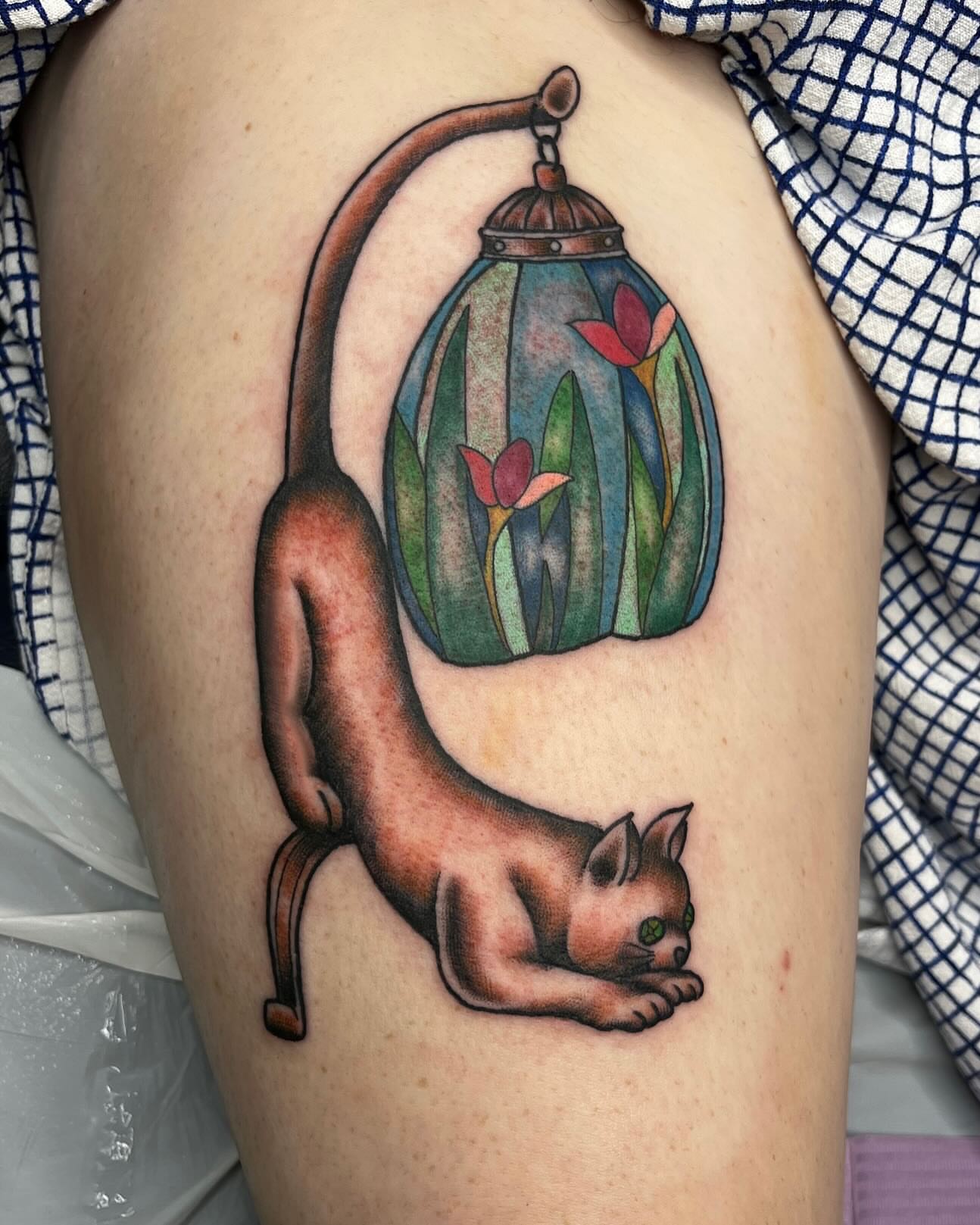 Tattoo by @jesscorinnetattoo — realism, dotwork