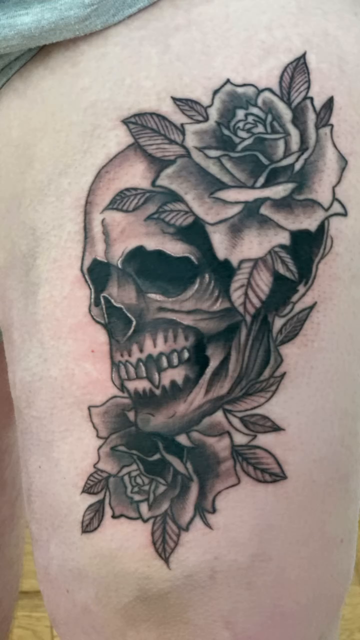 Tattoo by @killer_inkstinct_by_rony β black_and_grey, realism