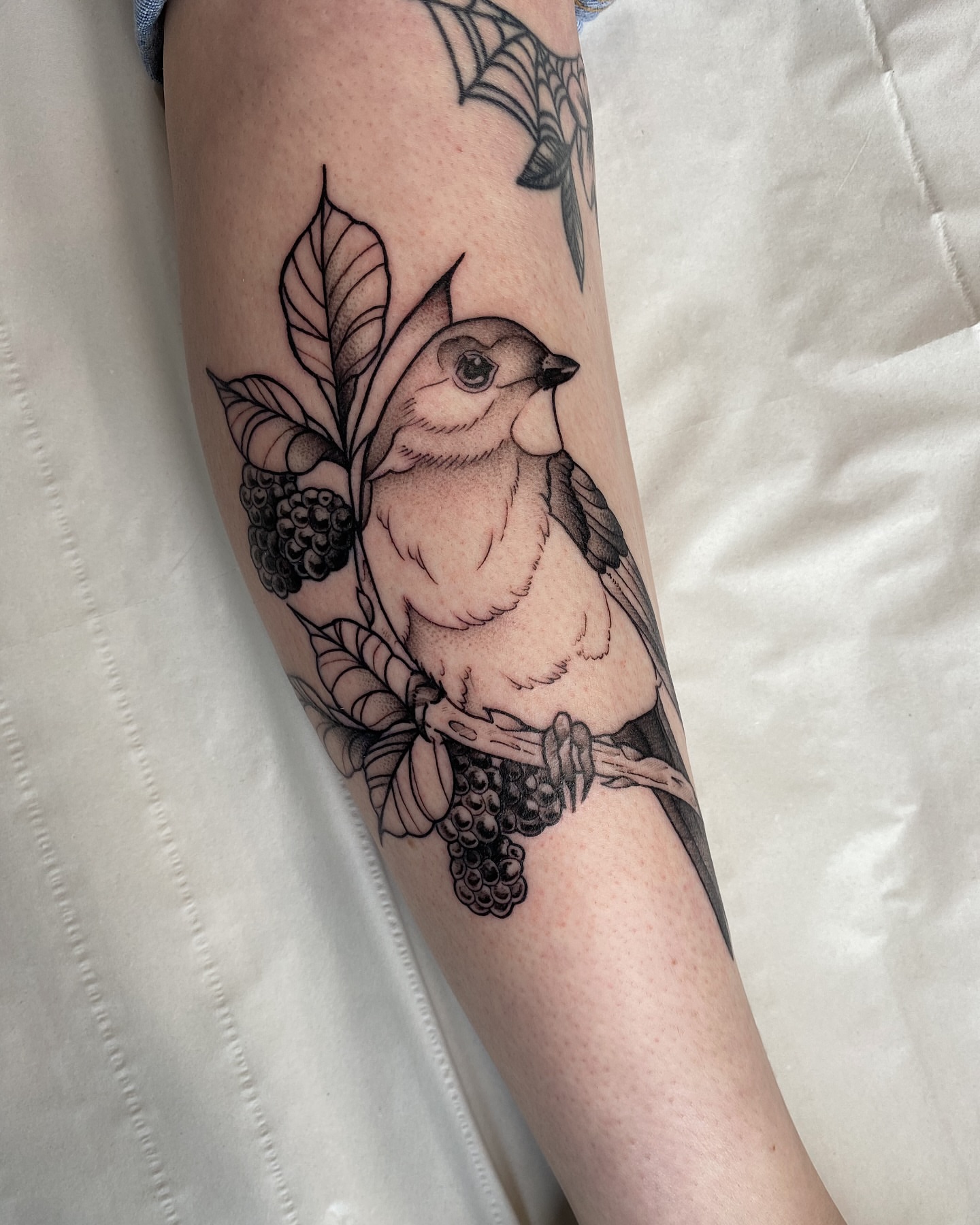 Tattoo by @chrisdafacetattoo — black_and_grey, realism