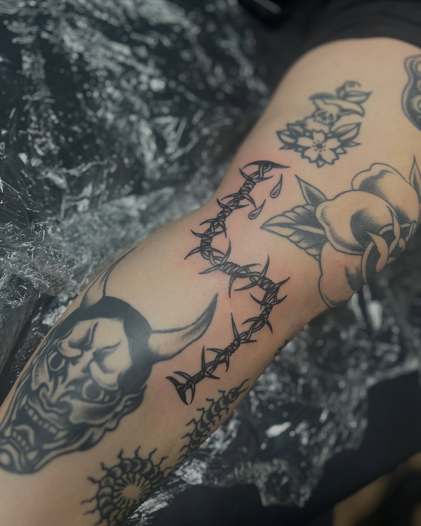 Tattoo by @babyhands.tattoos — black_and_grey