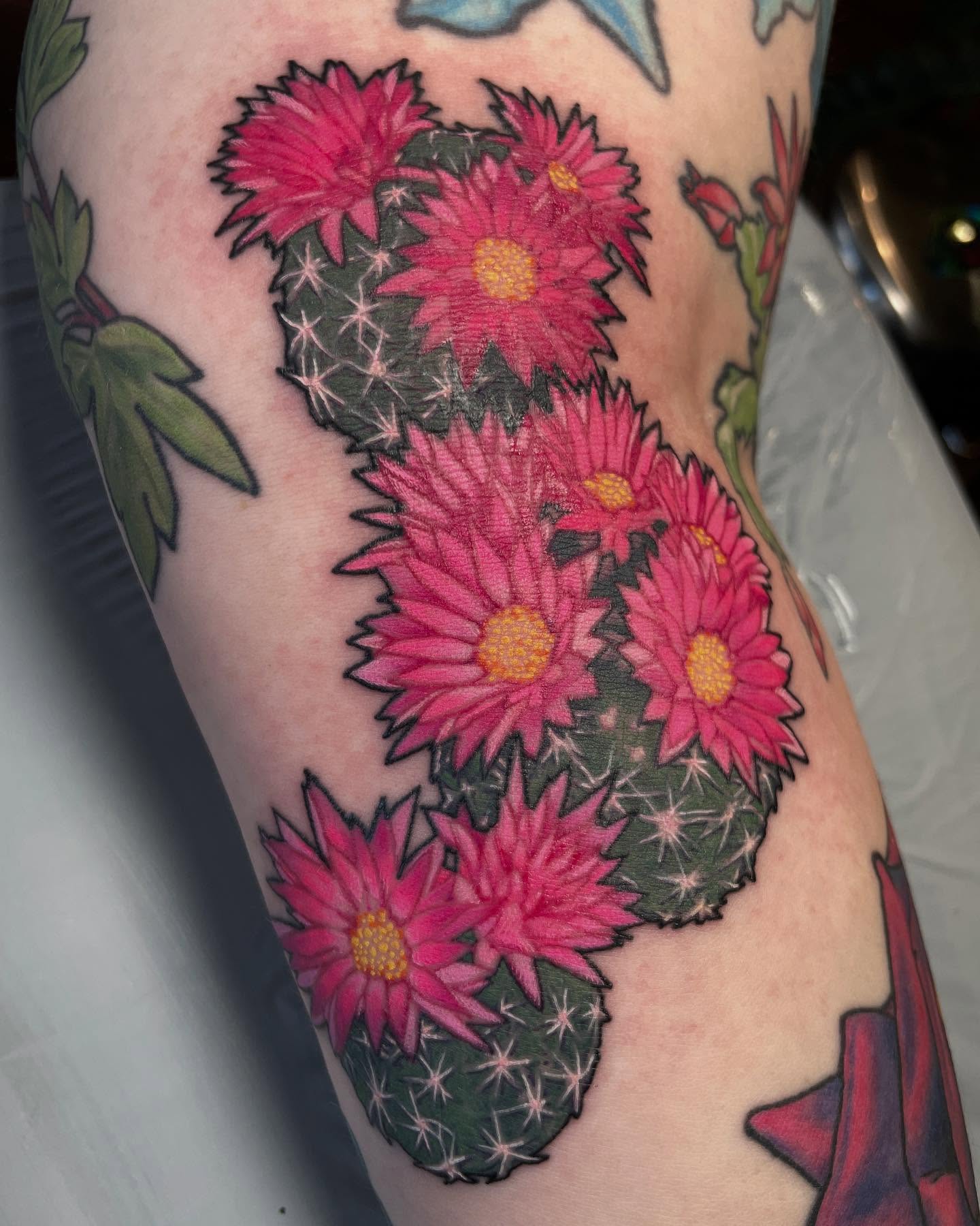 Tattoo by @rowanrhystattoo — dotwork