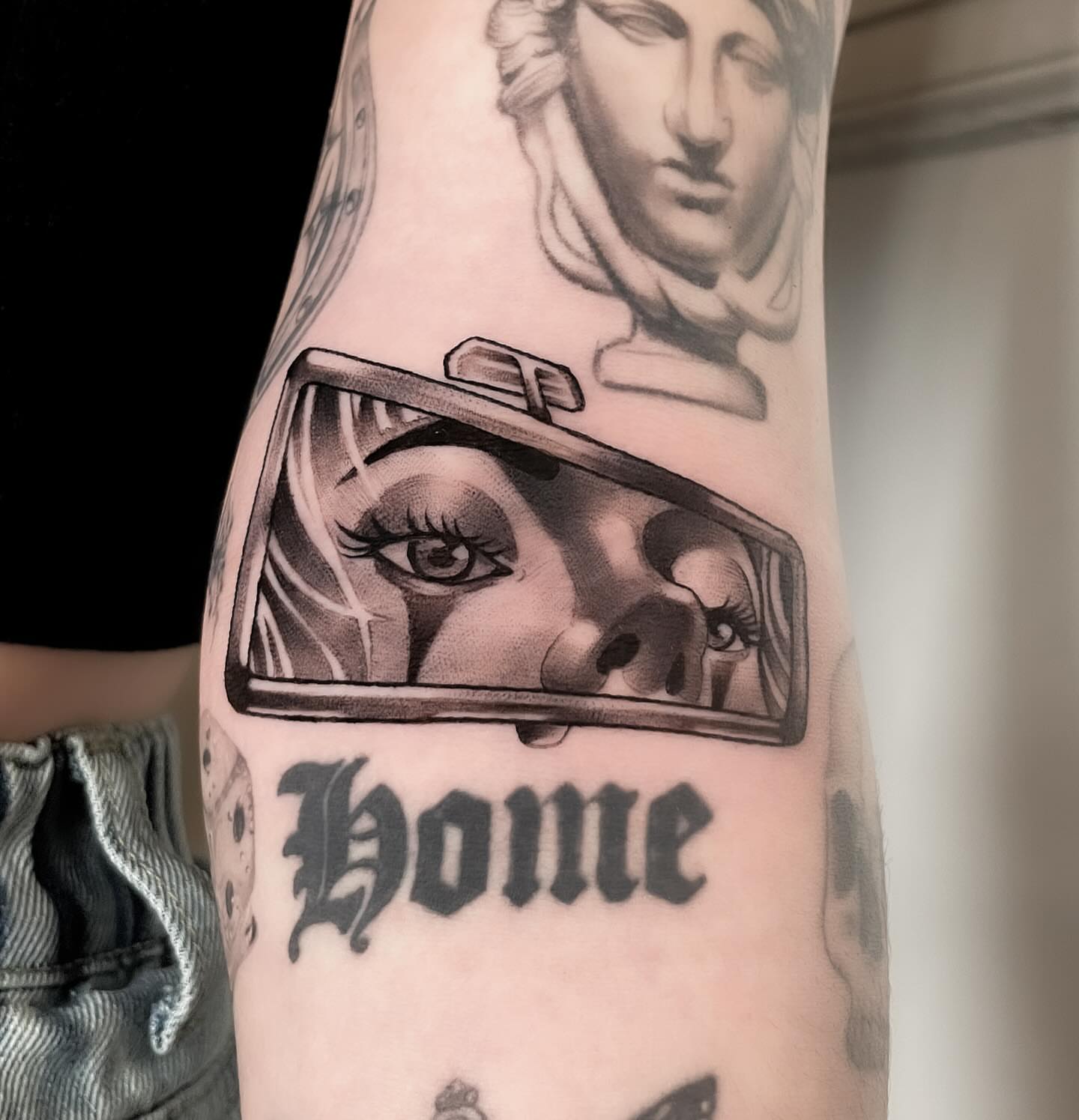 Tattoo by @leperemael — realism, black_and_grey