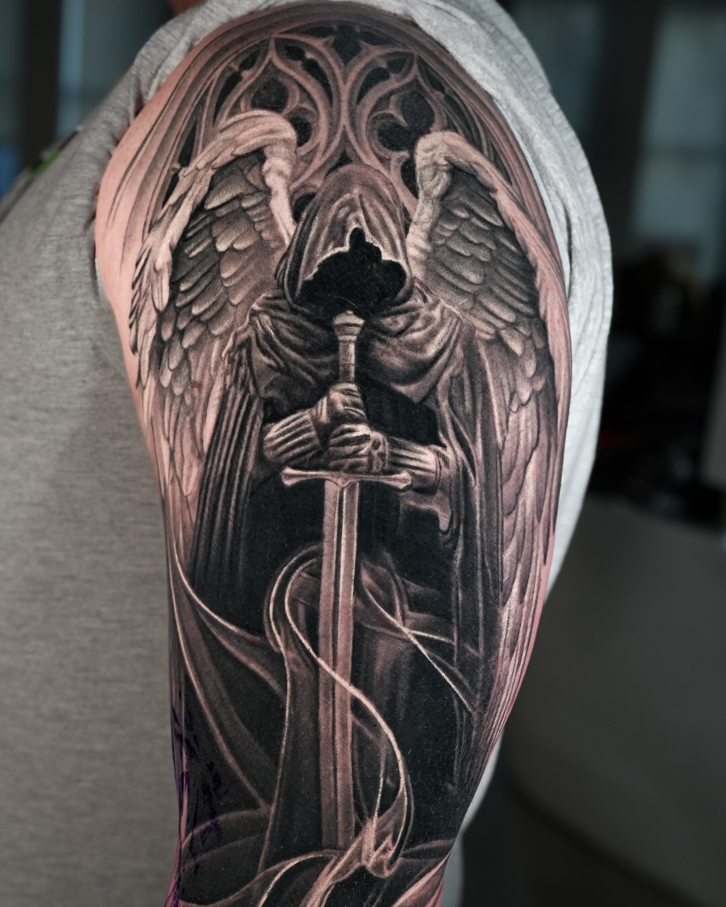 Tattoo by @ember.cesar — black_and_grey, realism