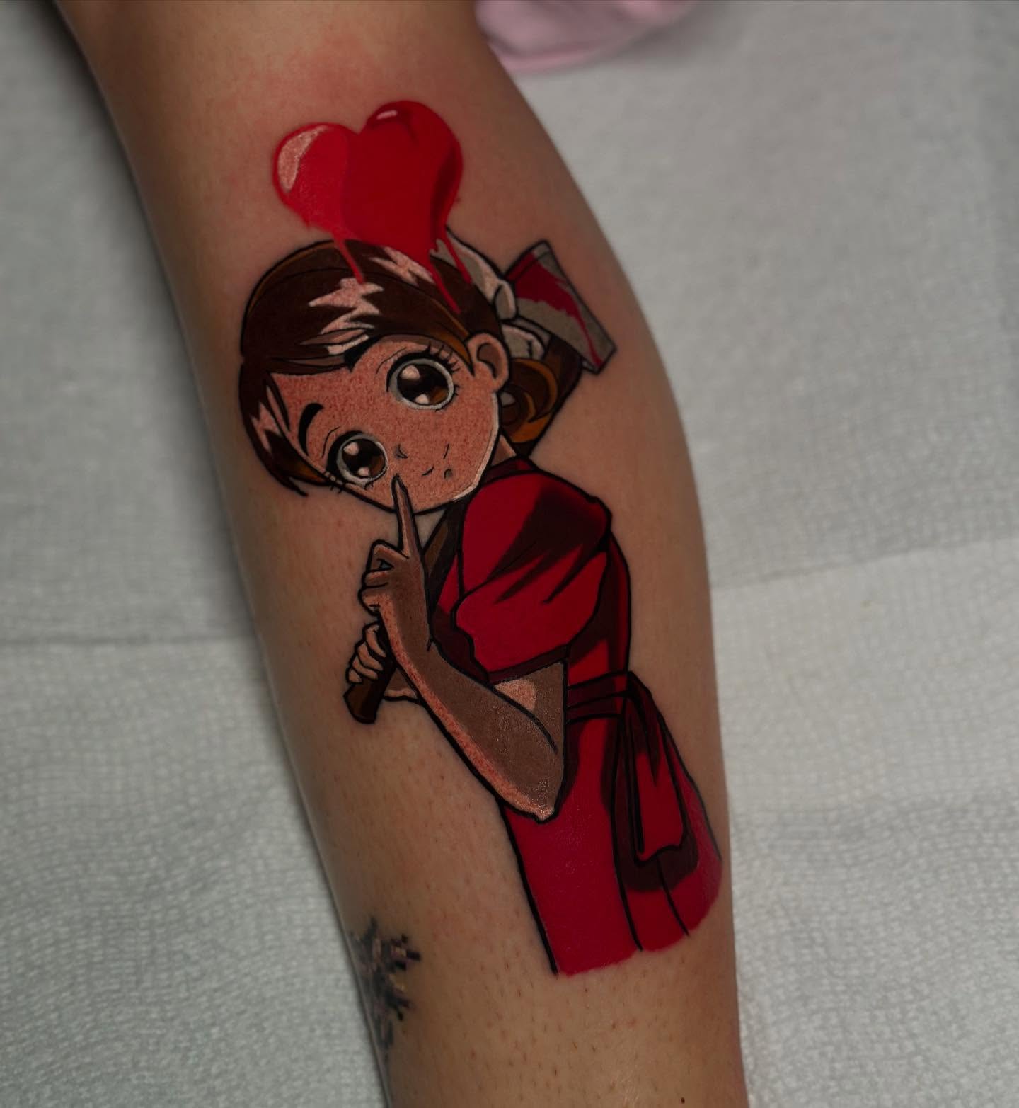 Tattoo by @zack.simpson__ — anime