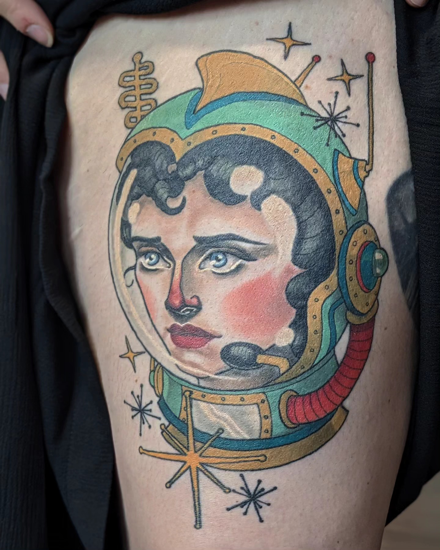 Tattoo by @kaylieseaver — american_traditional, realism