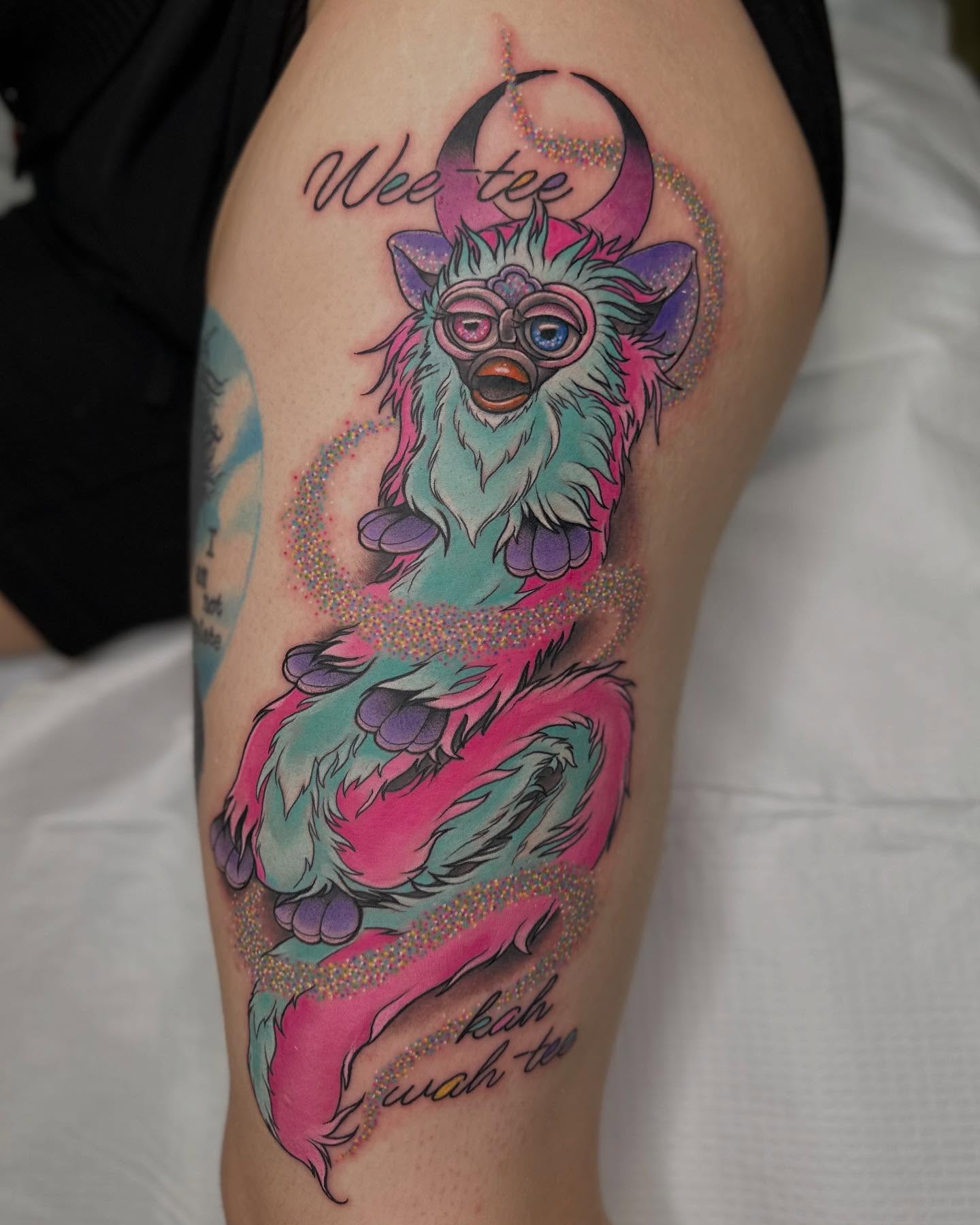 Tattoo by @grimmyweep — new_school, illustrative