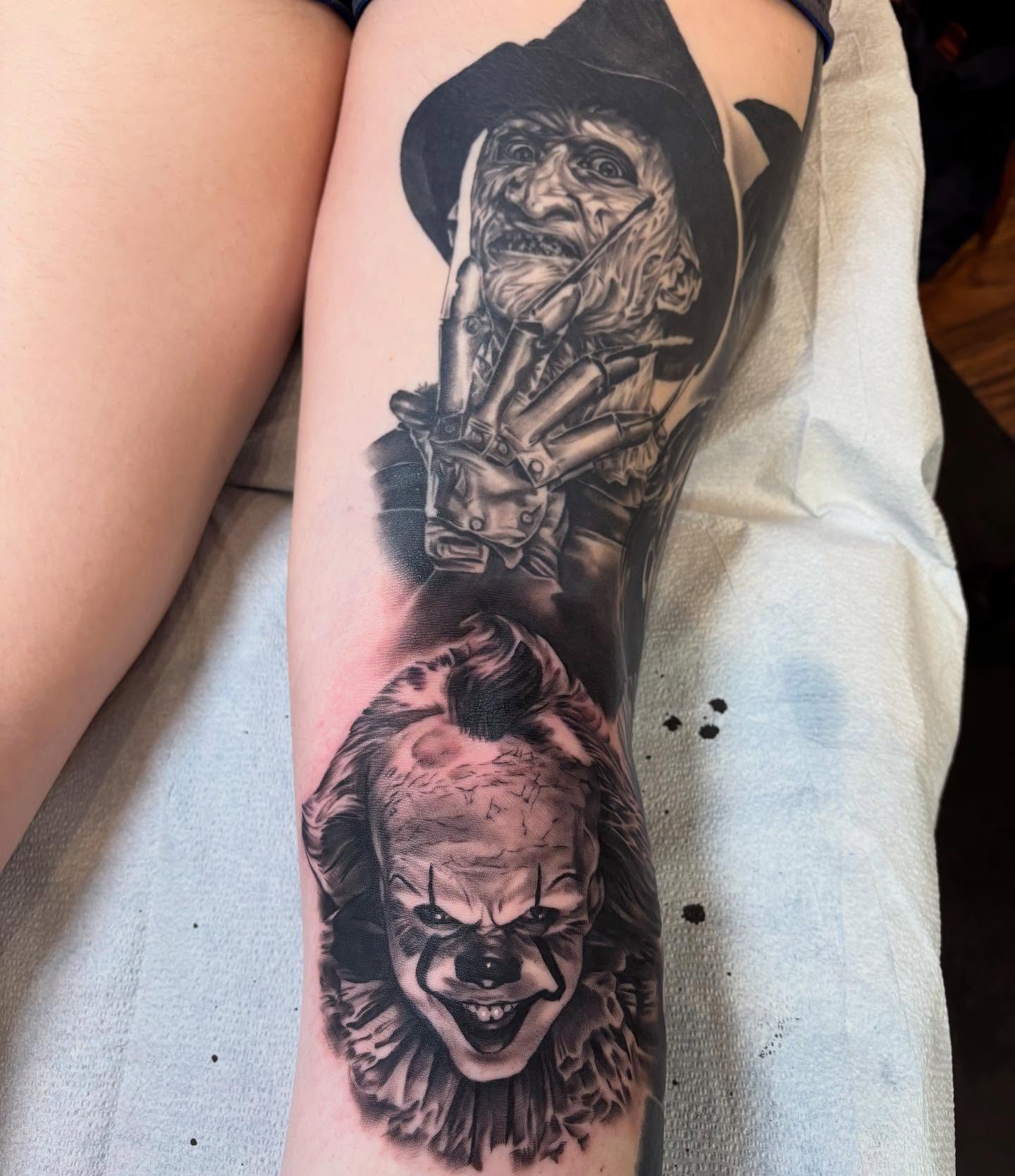 Tattoo by @mikedohertytattoos — realism, dark_realism