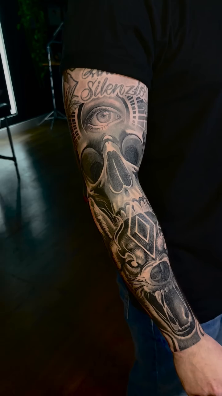 Full sleeve tattoo realism tattoo by DH Tattooing