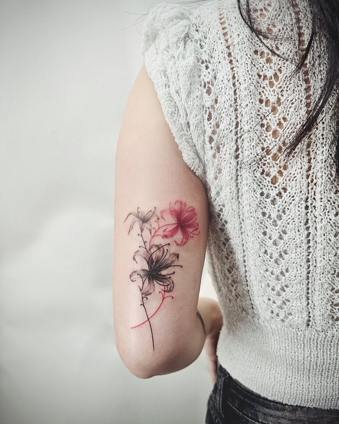 Tattoo by @dasom_real — watercolor