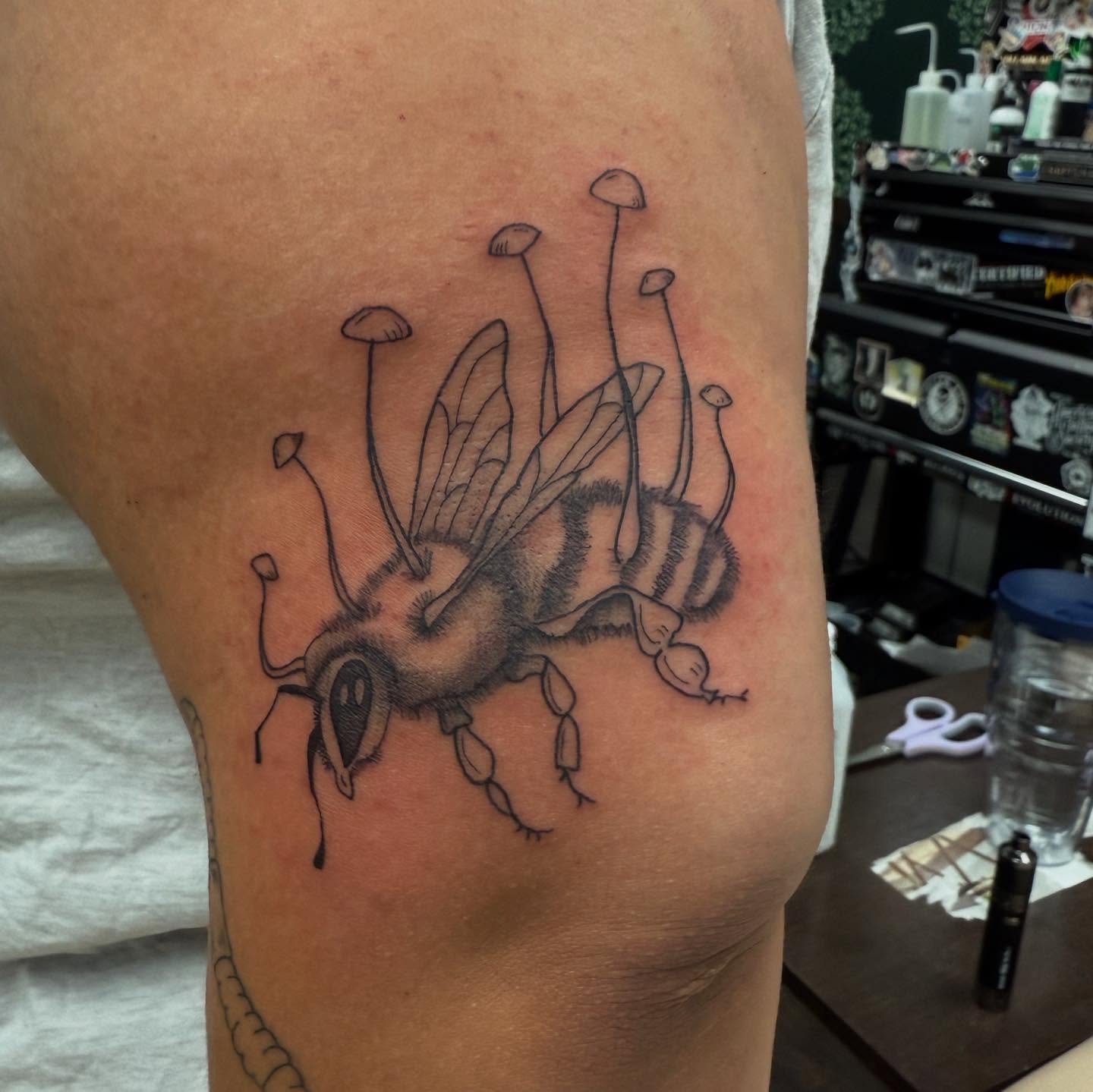 Tattoo by @keely_savage — black_and_grey