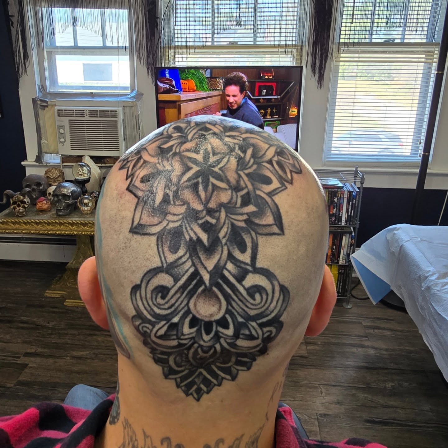 Tattoo by @mikedellerba — black_and_grey