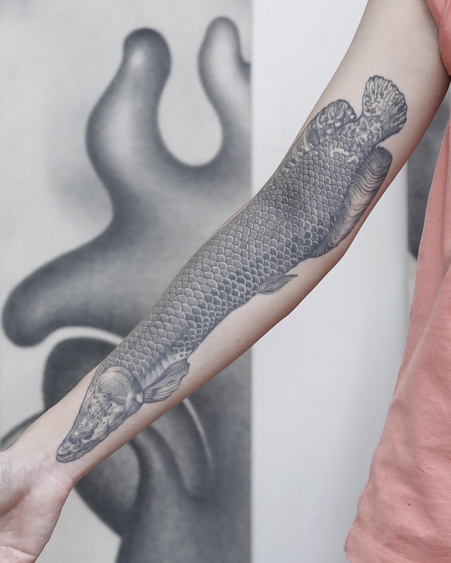 Tattoo by @liningtattoo — black_and_grey