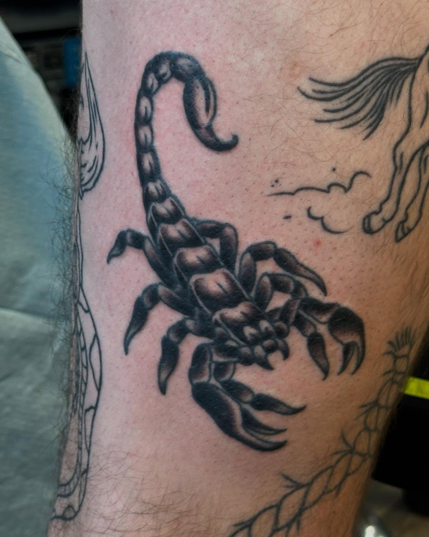 Tattoo by @cheech.tattoos — black_and_grey