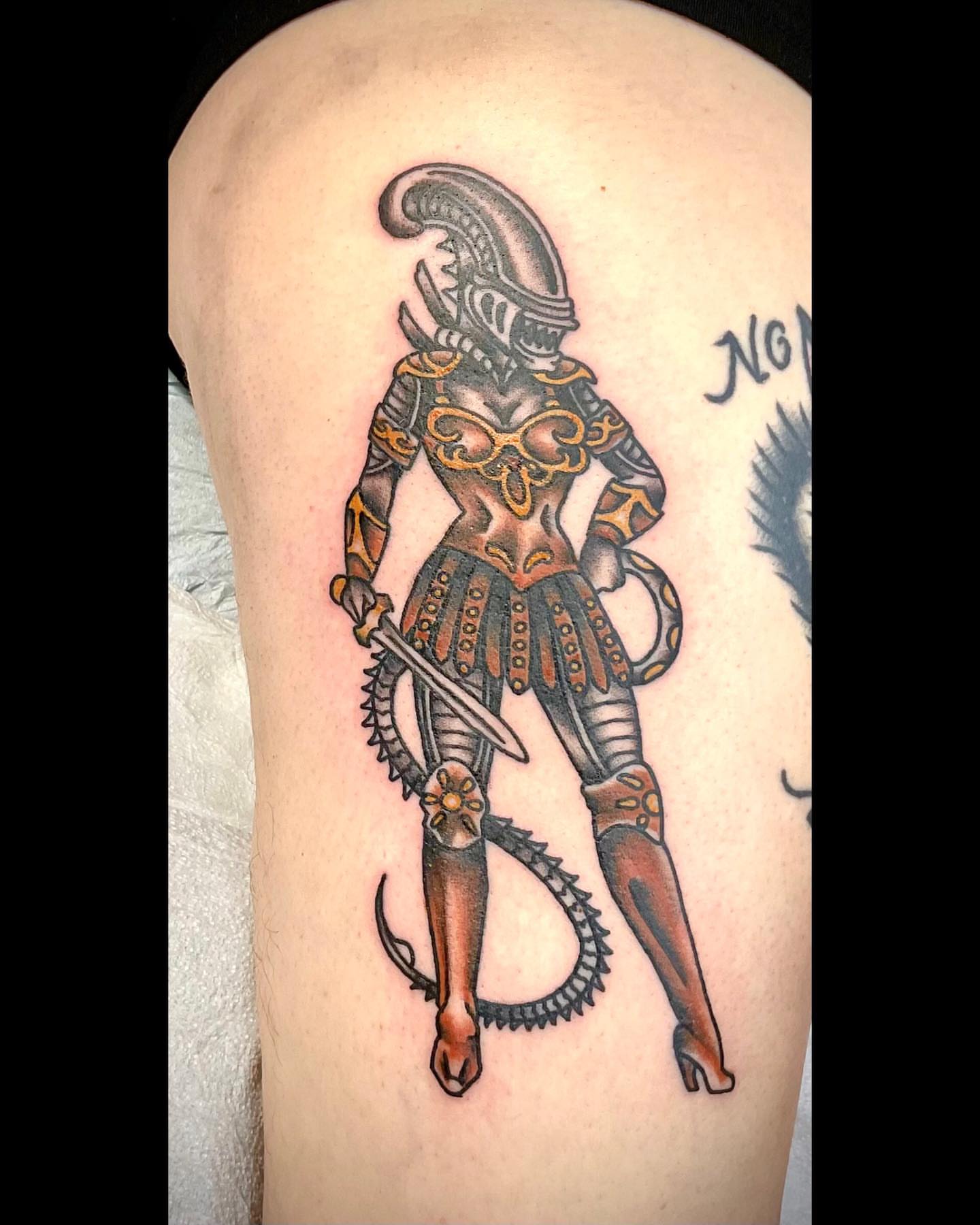 Tattoo by @m6o6i6 — american_traditional, dotwork