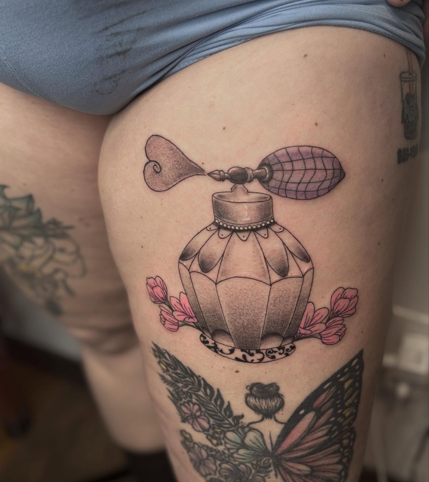 Tattoo by @jayspike_tattoos — dotwork, realism