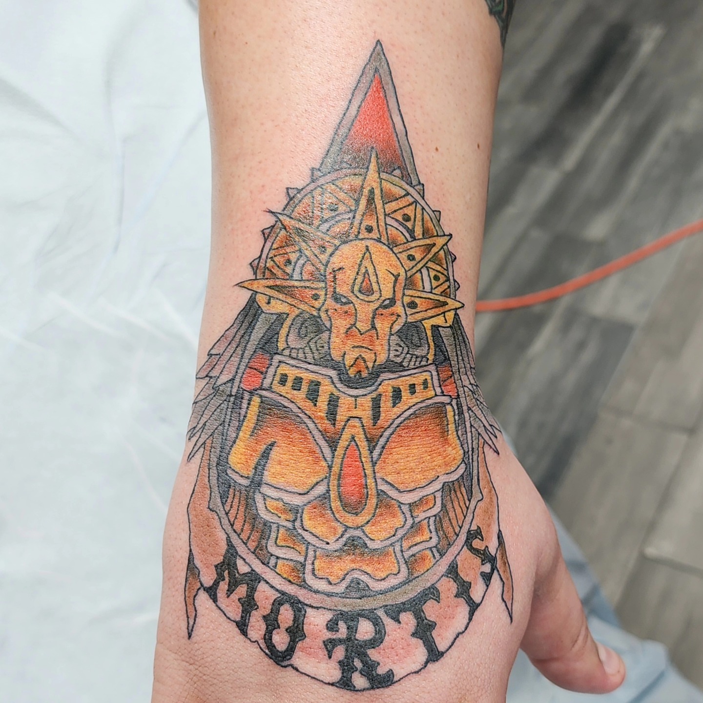 Tattoo by @eddiesteffan — geometric, dark_realism