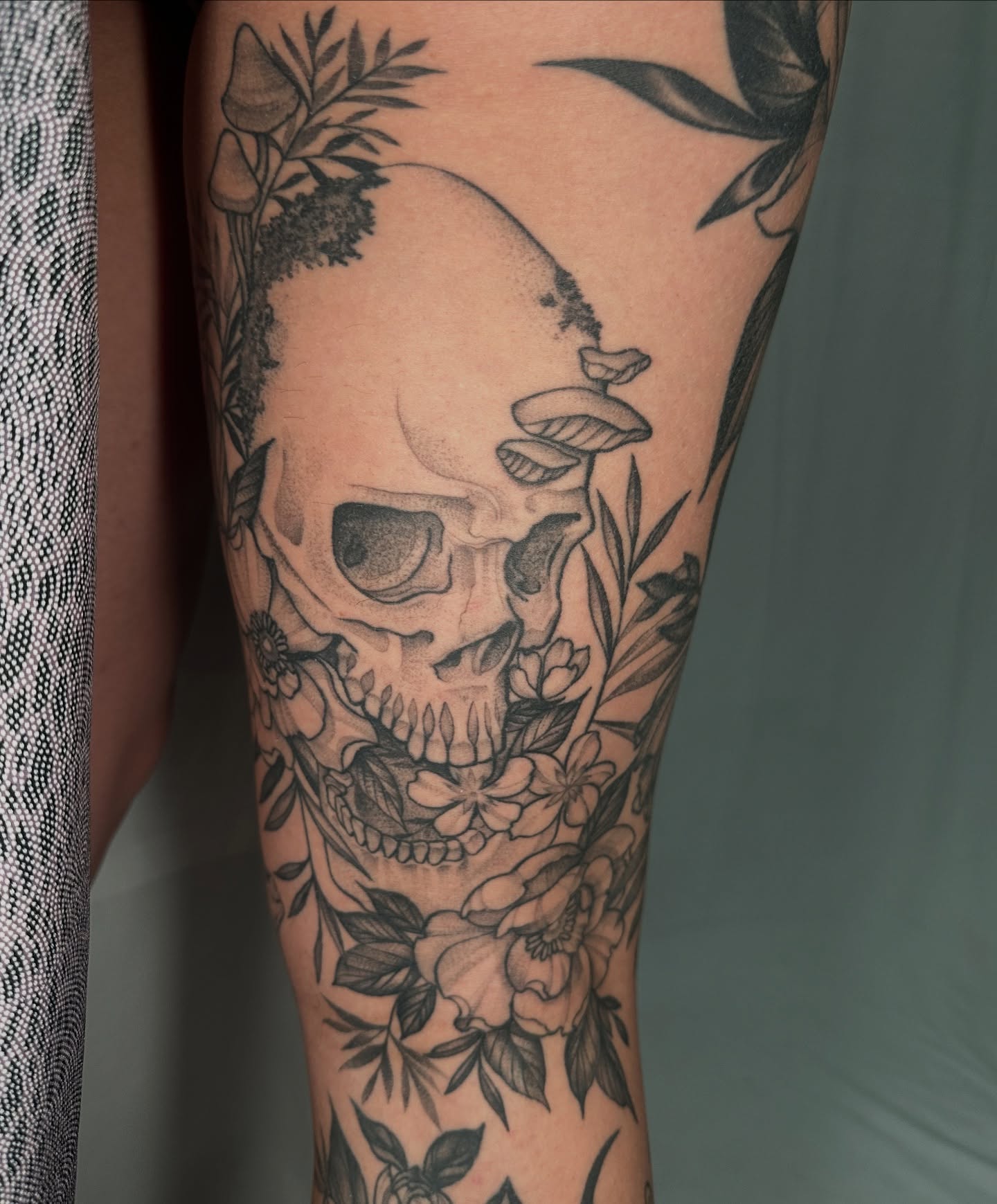Tattoo by @grimmyweep — black_and_grey, realism