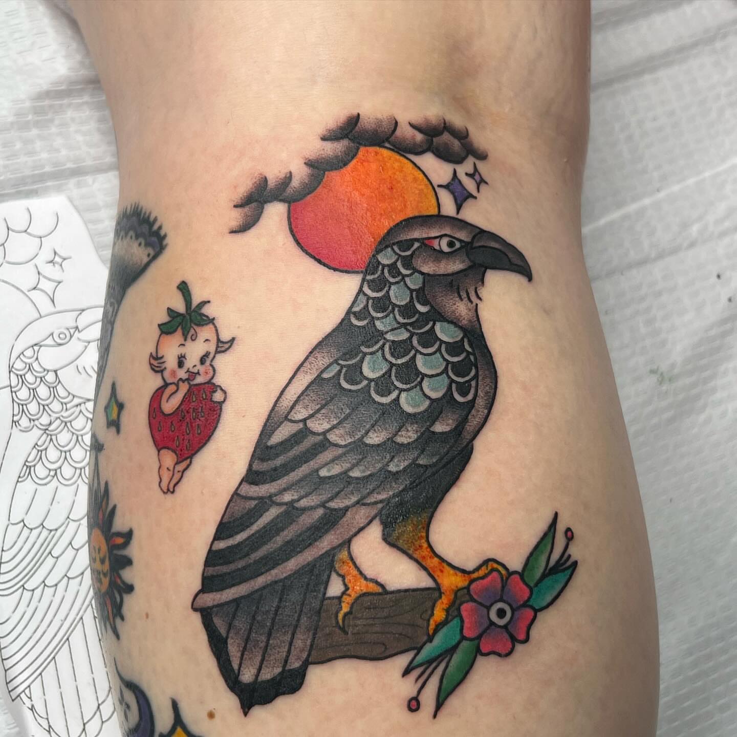 Tattoo by @tattoosbyliya — american_traditional, illustrative