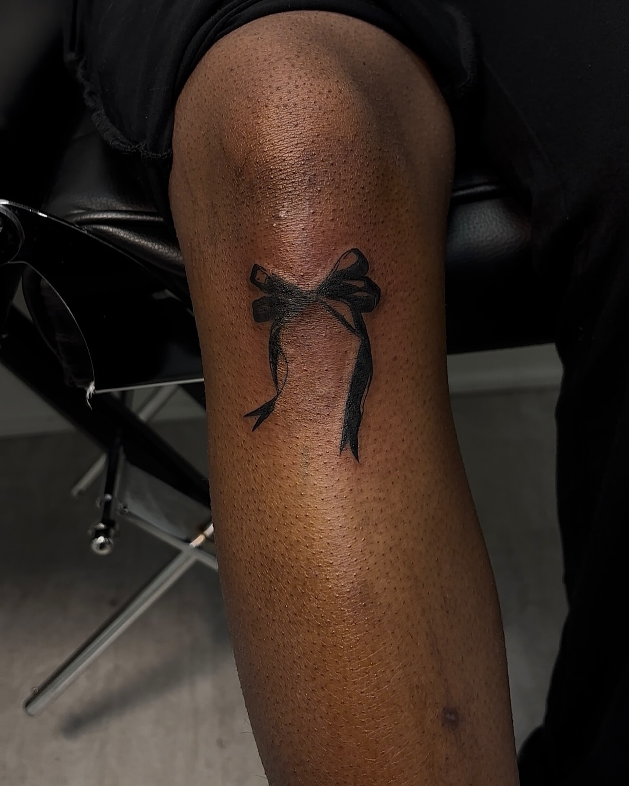 Tattoo by @skorpioink — black_and_grey