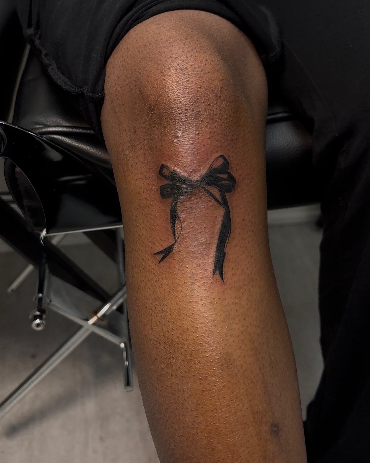 Tattoo by @skorpioink — black_and_grey