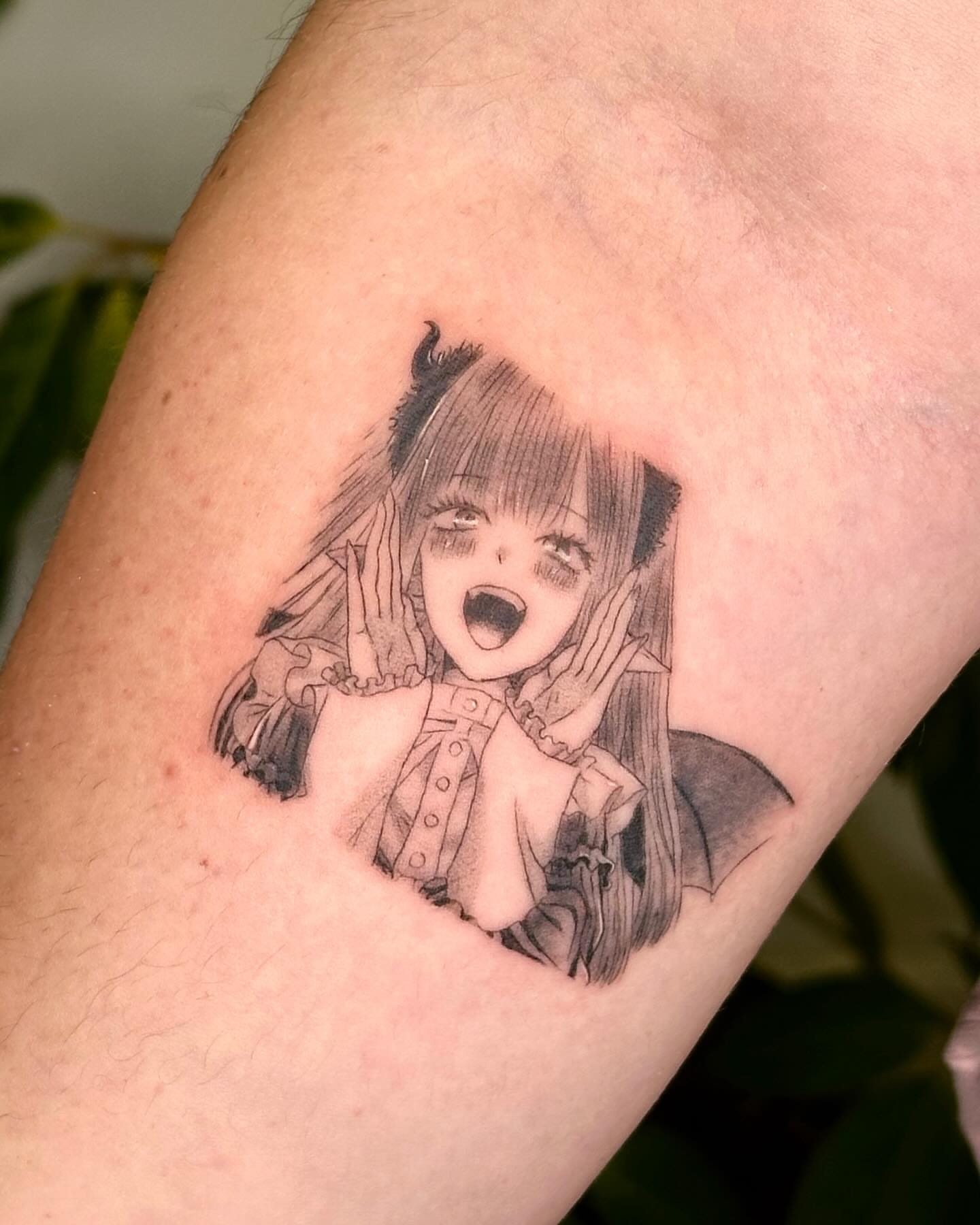 Tattoo by @lily_licious_ink — anime
