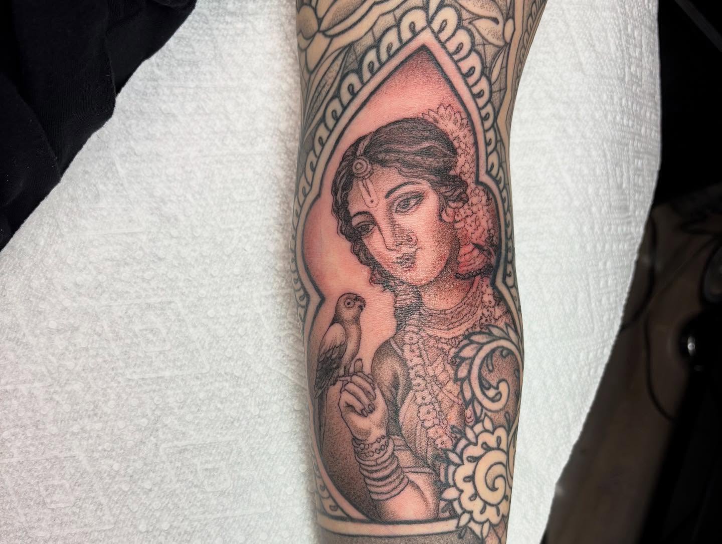 Tattoo by @jackie_tattoos — black_and_grey, realism