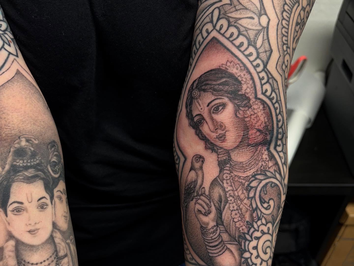 Tattoo by @jackie_tattoos — black_and_grey, realism