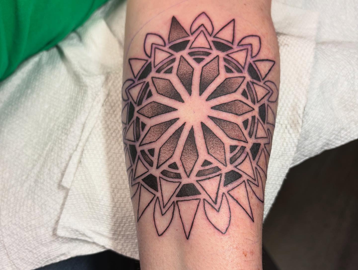 Tattoo by @jackie_tattoos — geometric