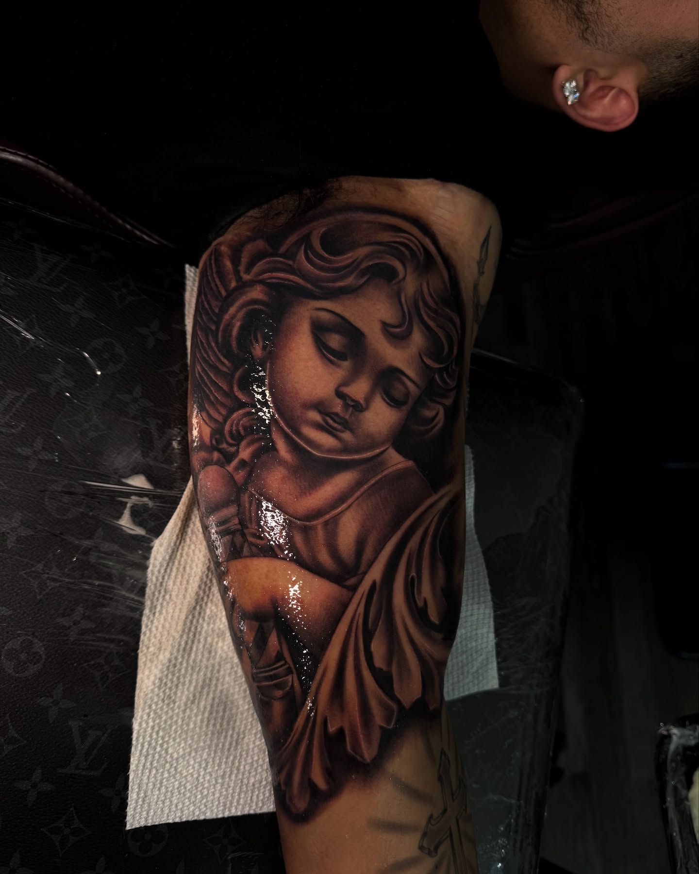 Tattoo by @aaron.tattoos — realism, dark_realism