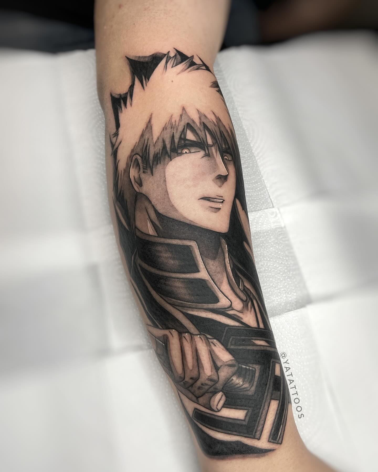 Tattoo by @yatattoos — anime