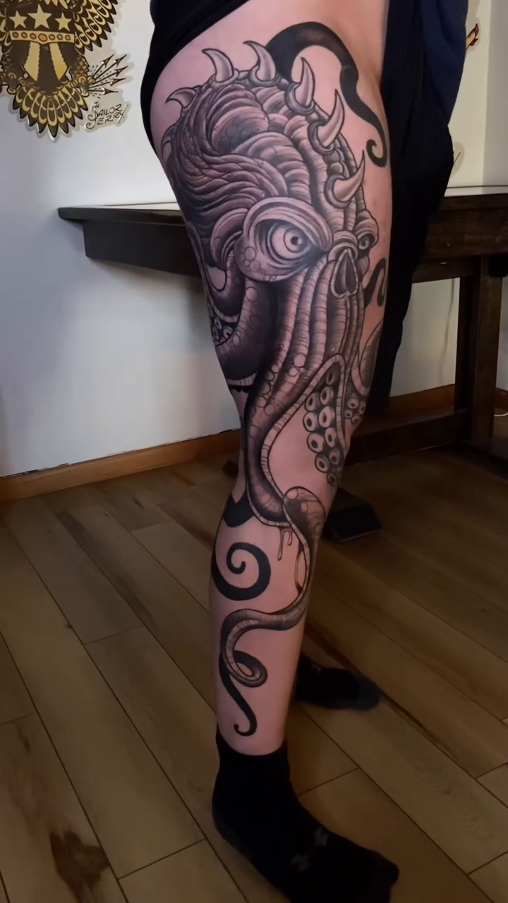 Tattoo by @athenafunk — black_and_grey, realism