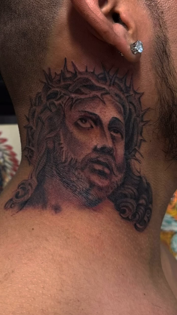 Tattoo by @tat2rikky — realism, black_and_grey