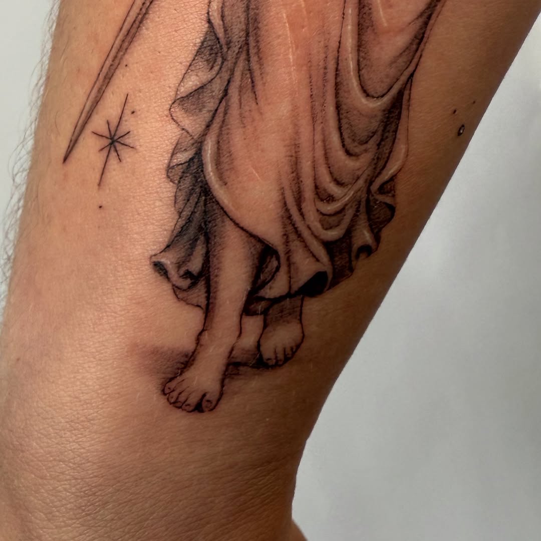 Tattoo by @_inkedbybre — realism, black_and_grey