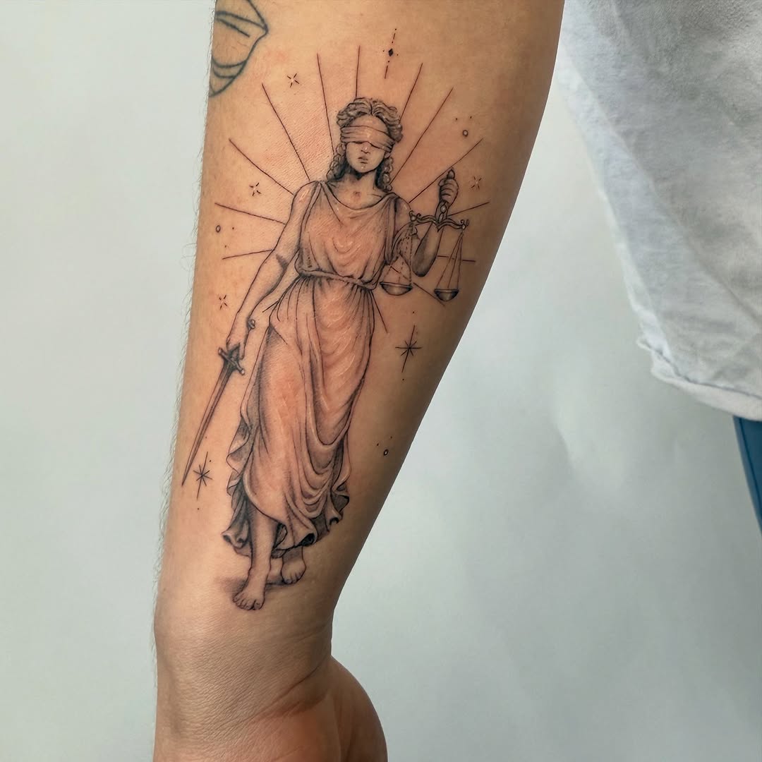 Tattoo by @_inkedbybre — fine_line, black_and_grey