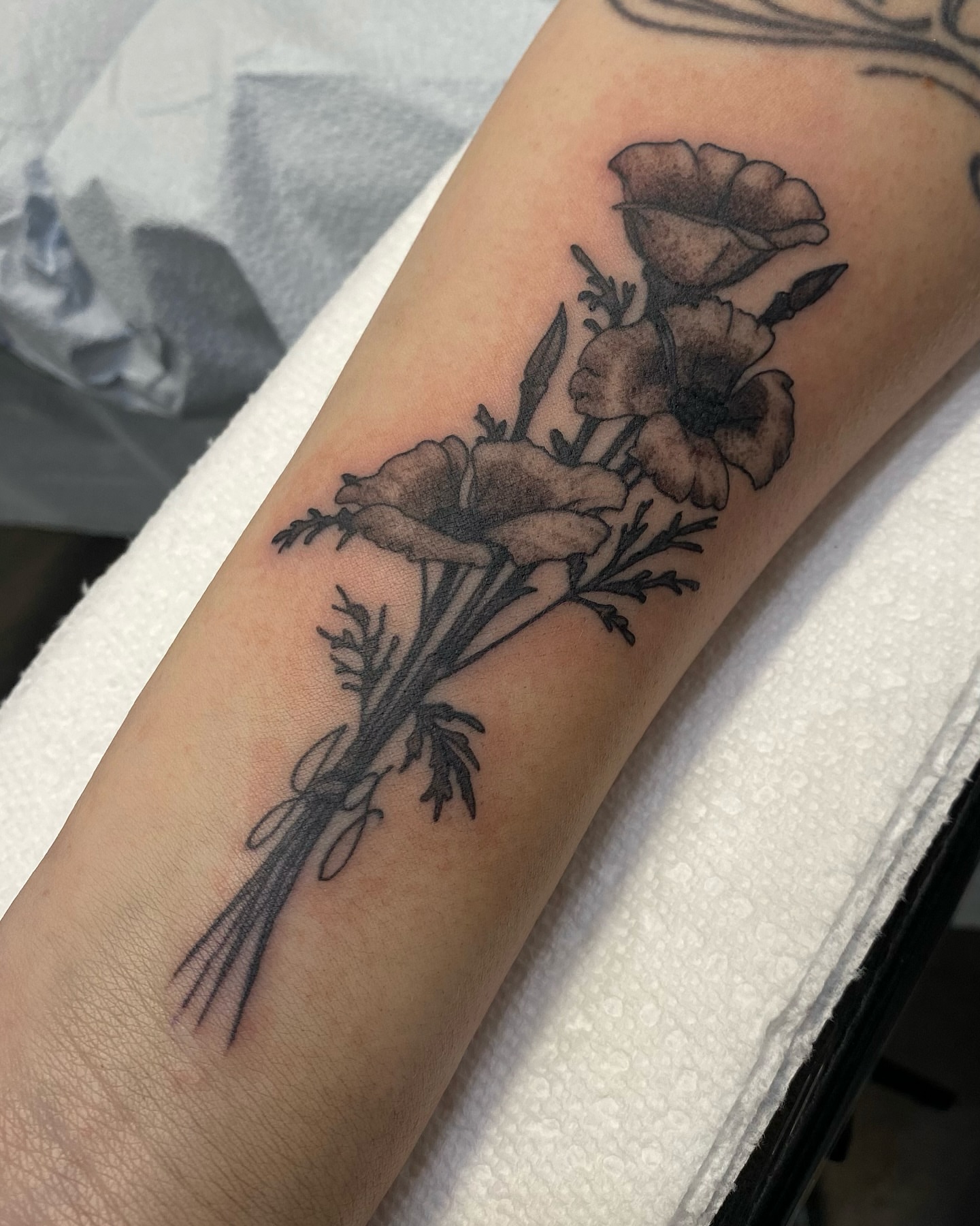 Tattoo by @clarenceworley — black_and_grey