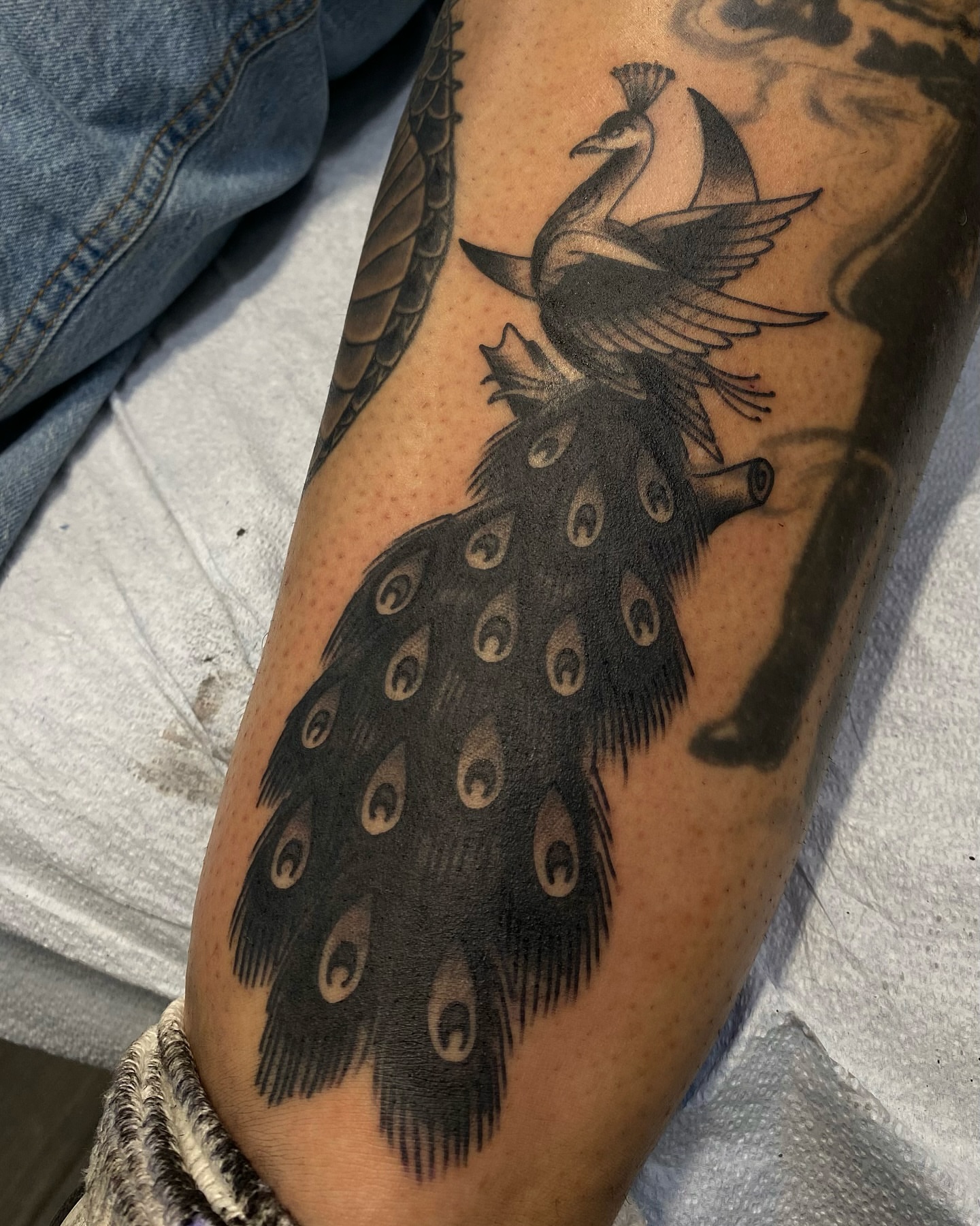 Tattoo by @clarenceworley — black_and_grey