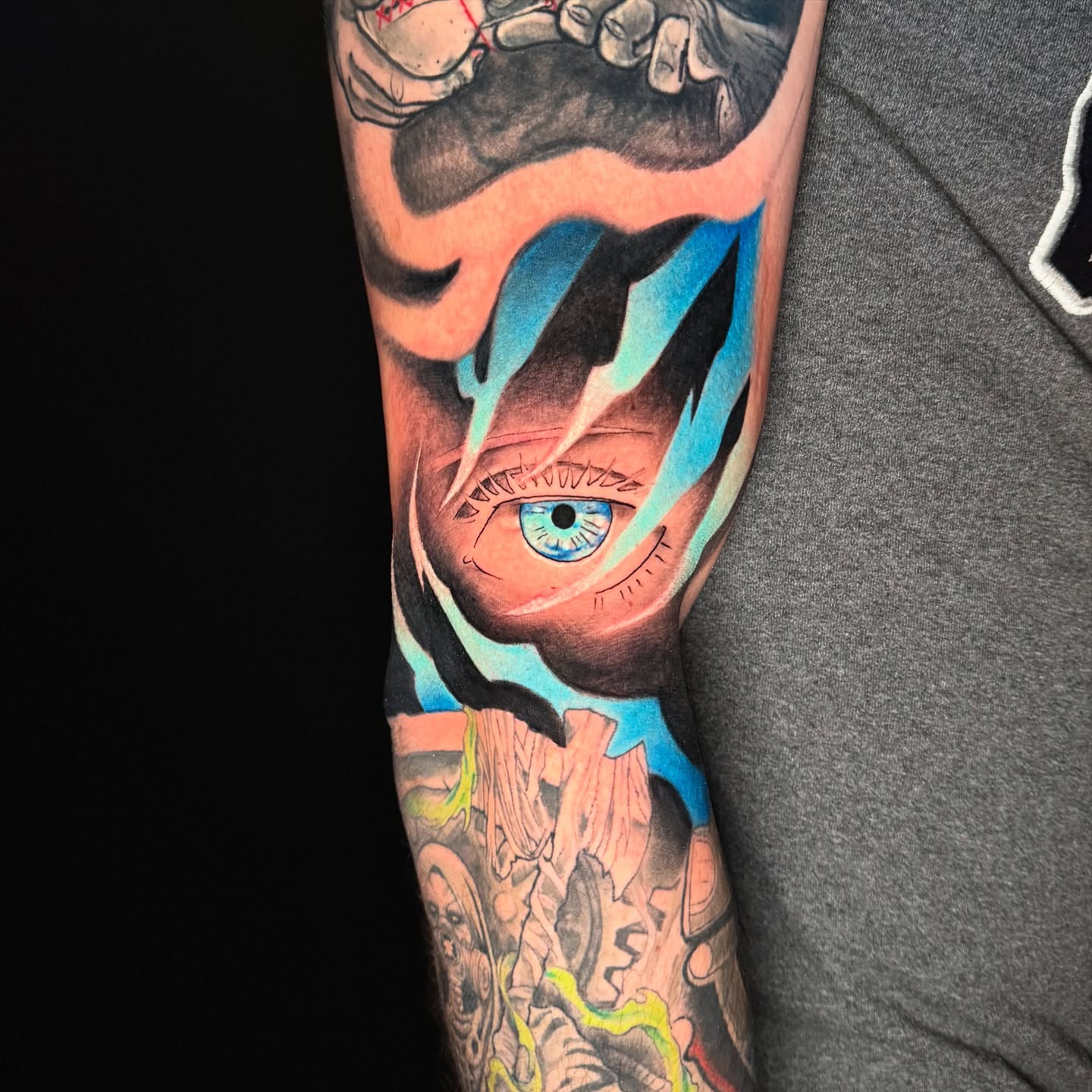 Tattoo by @yoshi.ink — realism, surrealism