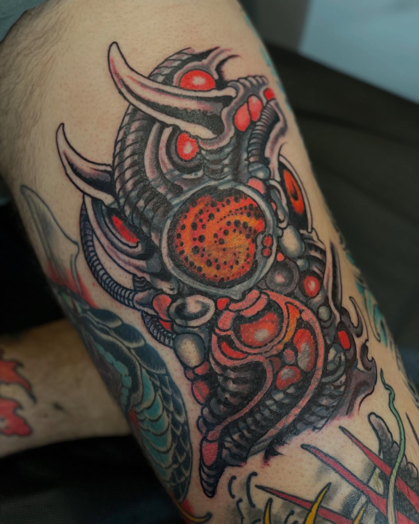 Tattoo by @zacblevins — american_traditional, dotwork