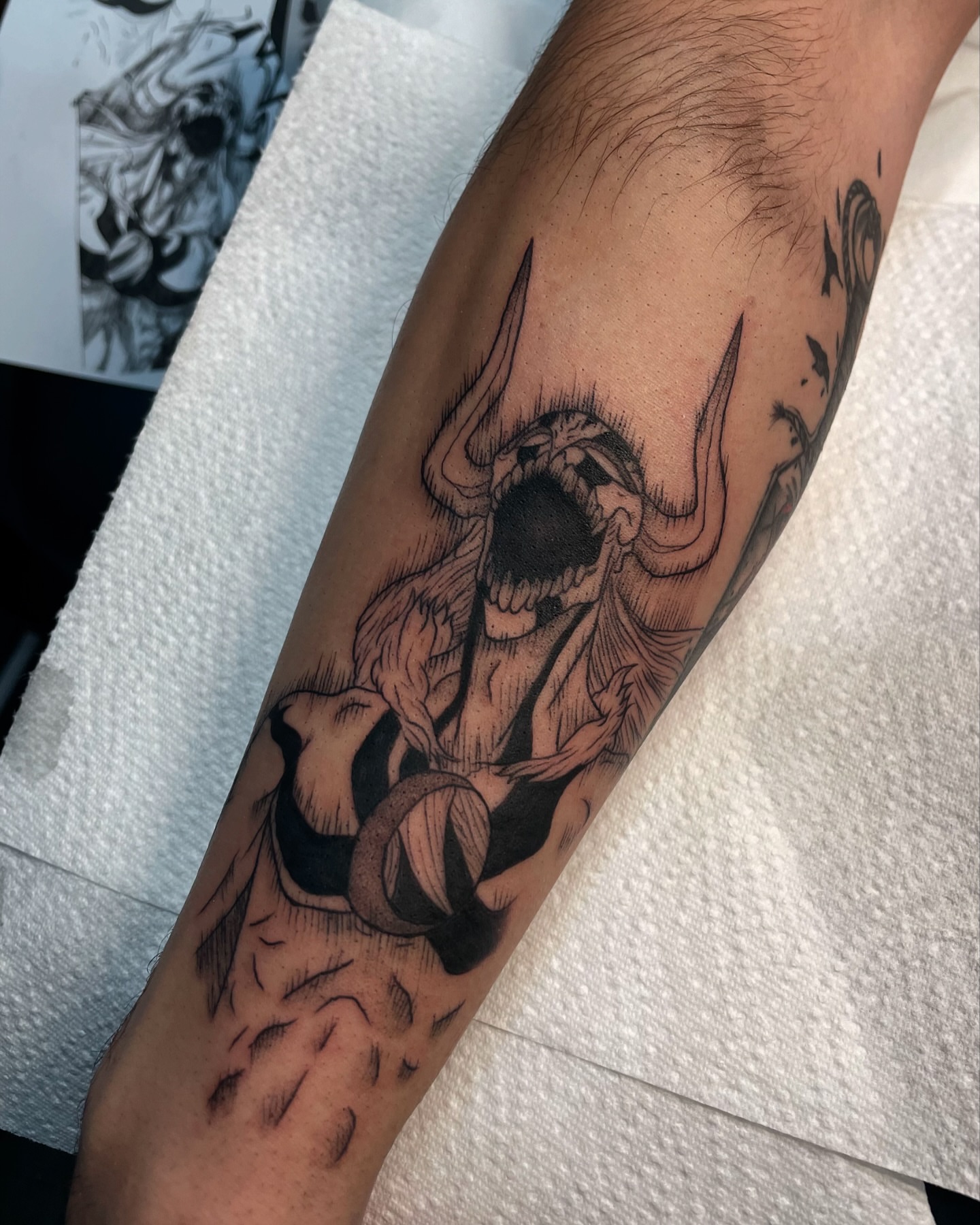Tattoo by @soppa_tattoo — black_and_grey, realism