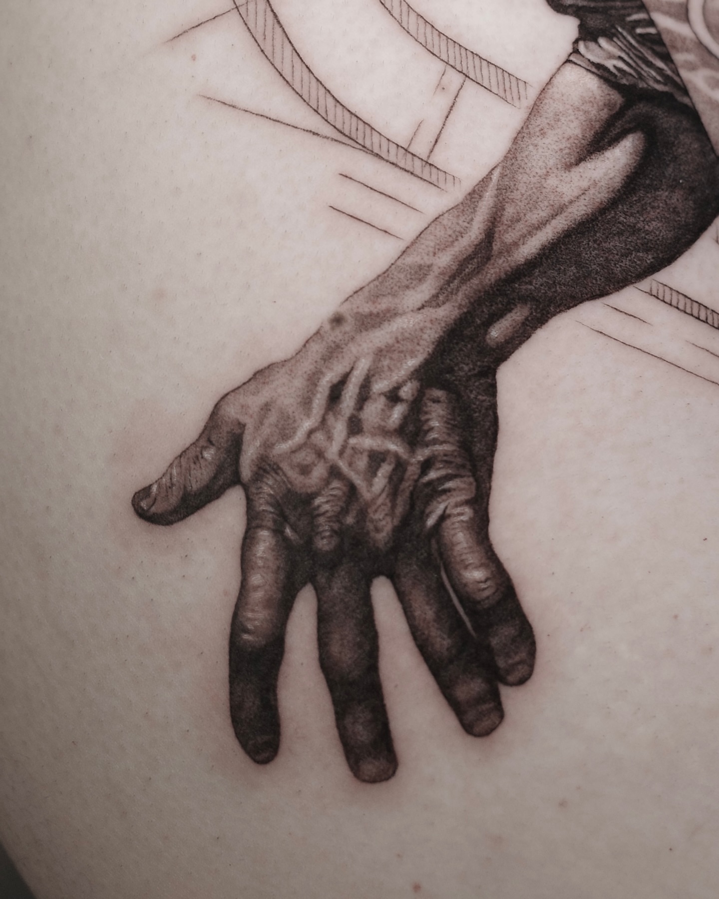 Tattoo by @chunntattoo — realism, black_and_grey