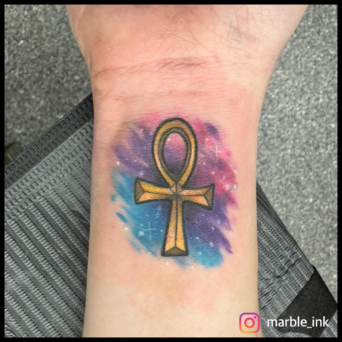 Tattoo by @marble_ink — watercolor