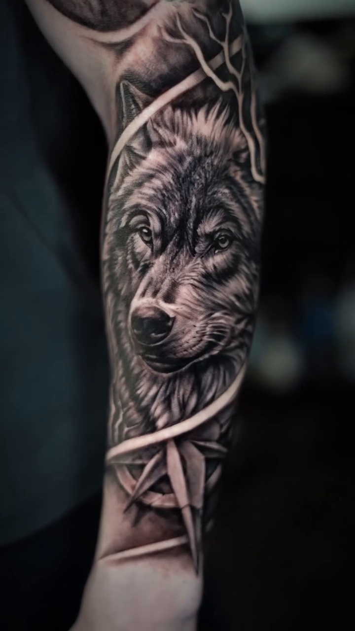 Tattoo by @angelo_tattooink — realism, black_and_grey