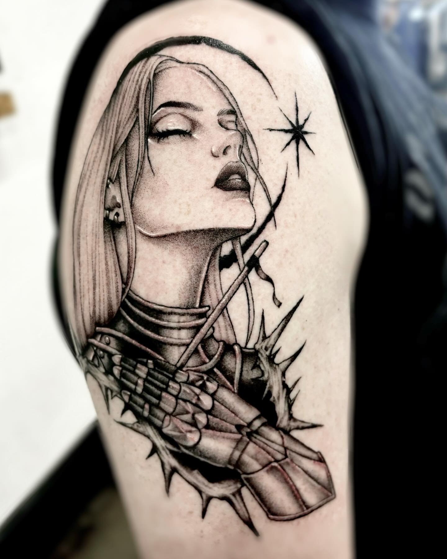 Tattoo by @zoedtattoos โ black_and_grey, realism