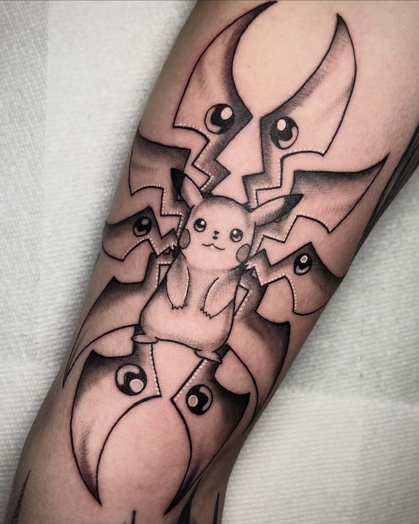Tattoo by @urmomtat2 — black_and_grey