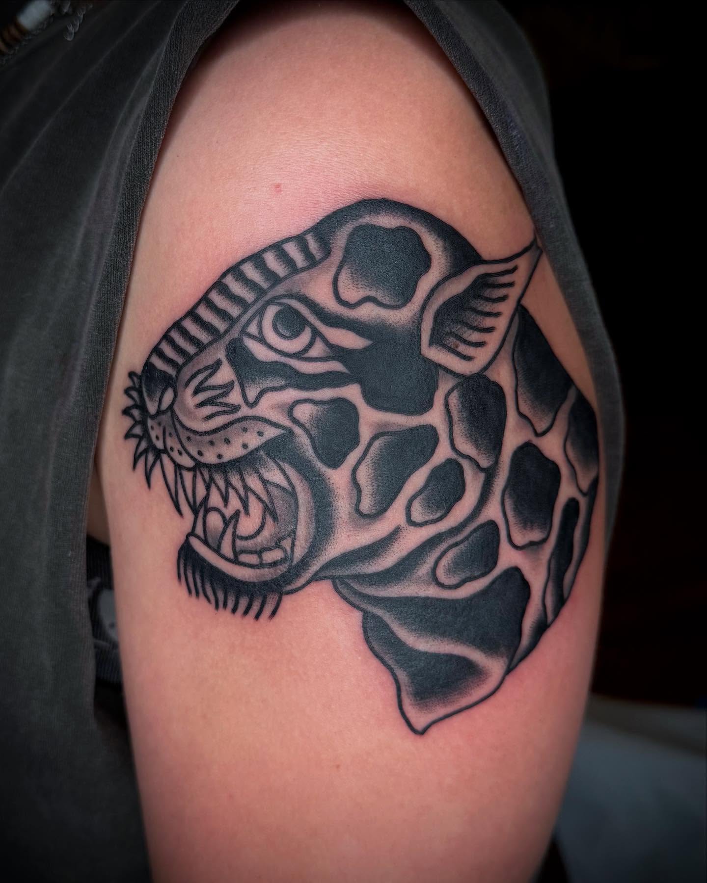 Tattoo by @acdpdx — black_and_grey